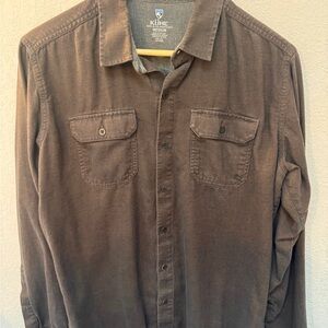 Kuhl Men's Brown Flannel Shirt